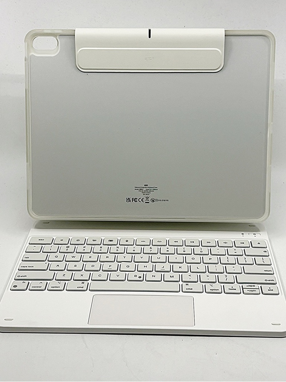 ESR iPad Air 13” Keyboard Case Trackpad Rebound 360 White M3 M2 - Picture 5 of 10